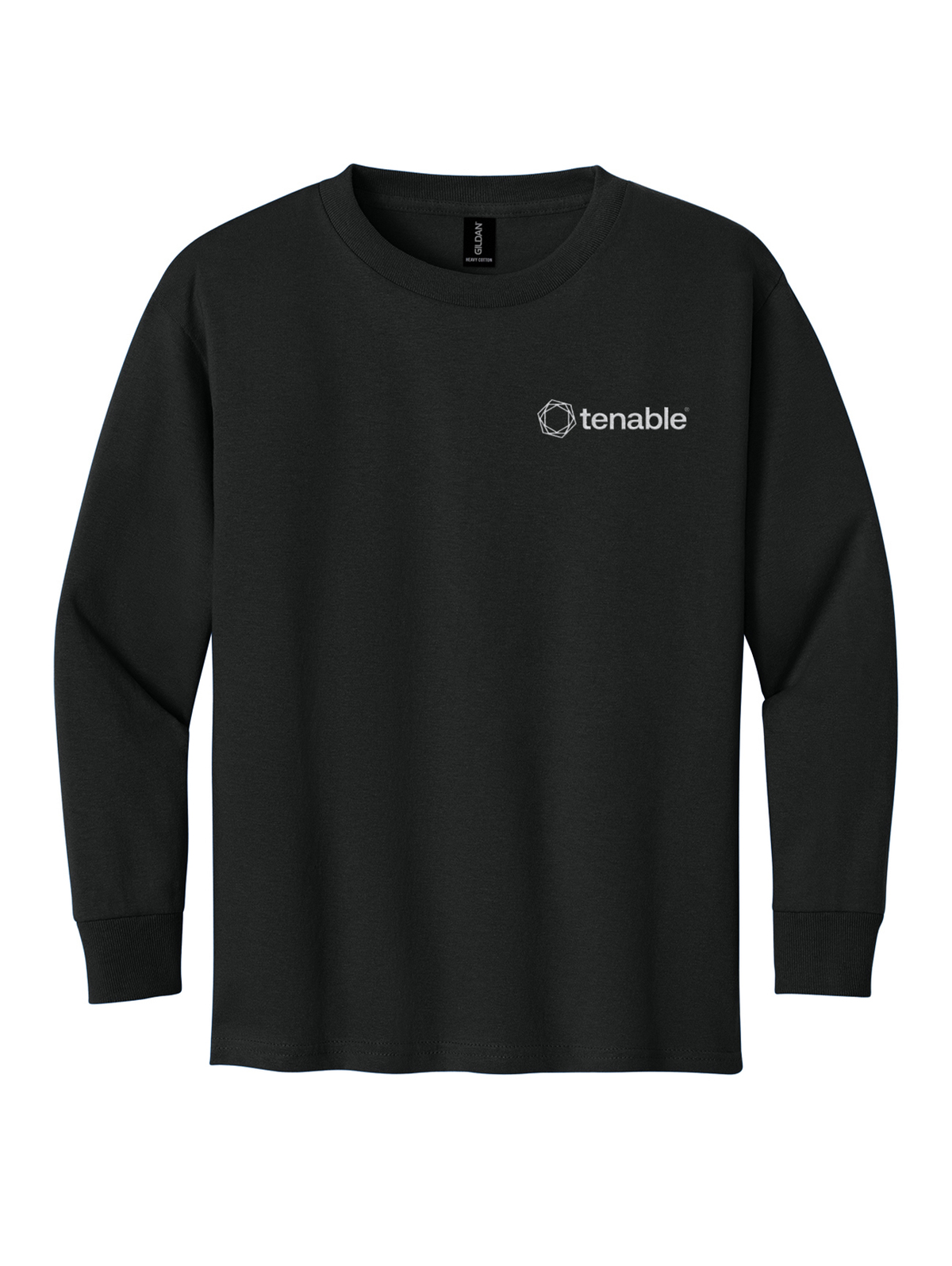 Youth Gildan Heavy Cotton 100% Cotton Long Sleeve T-Shirt