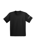 Gildan Youth Ultra Cotton 100_ US Cotton T-Shirt - logo sleeve