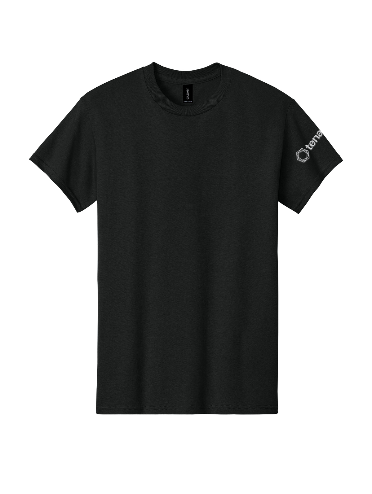 Gildan Heavy Cotton T-Shirt - Left Sleeve logo